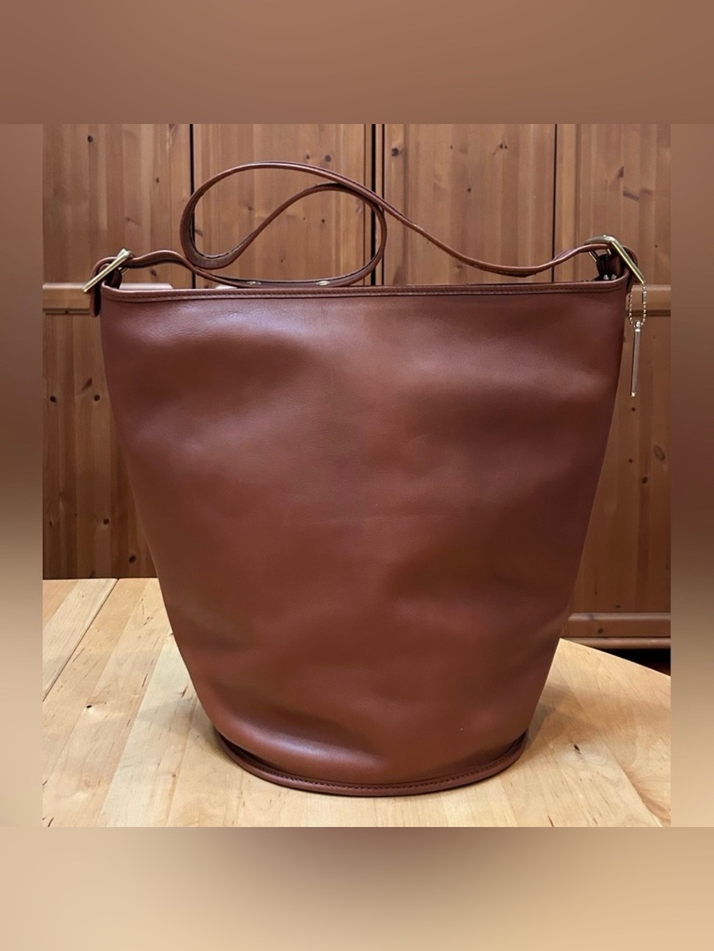 Like New Coach Limited Re-Edition Bucket Duffle Feed Sac Weekender Carryall 9085